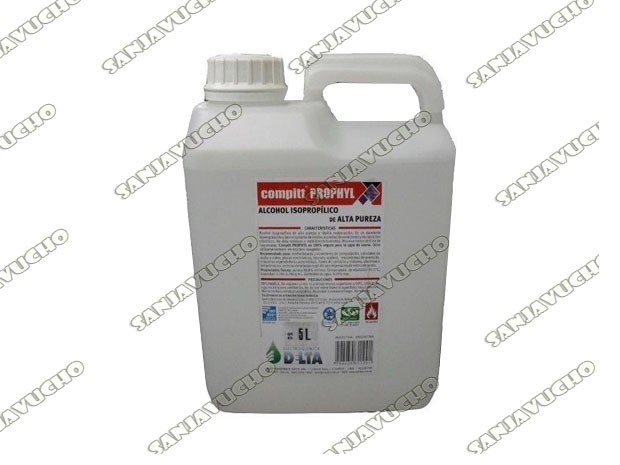 &u+ ALCOHOL ISOPROPILICO ALTA PUREZA X 5 LTS DELTA